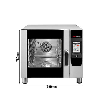 Kombidämpfer - Touch - 4x EN 600x400 oder 4x GN 1/1 - inkl. Waschsystem & Temperaturfühler