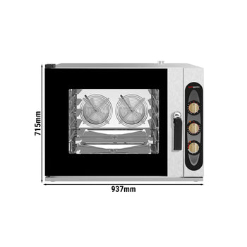 Piec konwekcyjno-parowy - Manualny - 5x GN 1/1 - Prime Gastro