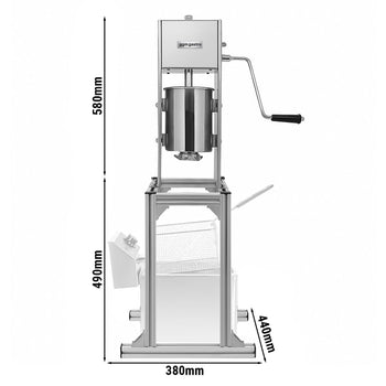 Maszyna do churro - 3 litry - włącznie z ramą podstawą - Prime Gastro