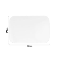 (2 sztuki) SELTMANN WEIDEN | Prostokątna miska do kawy - 255x180mm