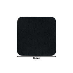 (6 sztuk) SELTMANN WEIDEN | Talerz płaski kwadratowy – 165 x 165 mm – czarny