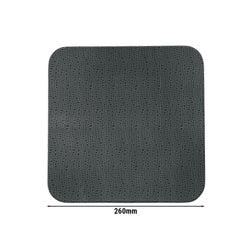 (6 sztuk) SELTMANN WEIDEN | Talerz płaski kwadratowy – 260 x 260 mm – antracytowy
