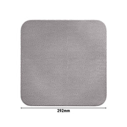(4 sztuki) SELTMANN WEIDEN | Talerz płaski kwadratowy – 290 x 290 mm – szary
