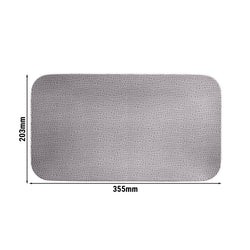 (2 sztuki) SELTMANN WEIDEN | Talerz płaski prostokątny – 350 x 200 mm – szary