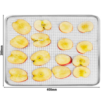 Półka do suszenia - 400 x 380 mm - pasuje do DGHB16, DGSHB16, DGHB20, DGSHB20, DGHB24 i DGSHB24 - Prime Gastro