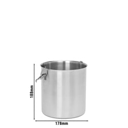 Edelstahlbehälter für Saucenspender - 4 Liter