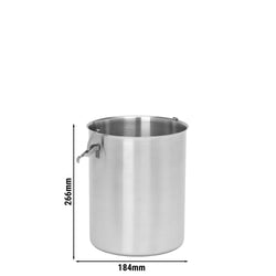 Edelstahlbehälter für Saucenspender - 6 Liter