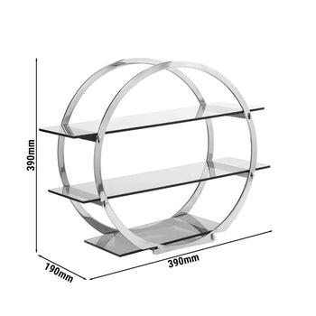 Etażerka / Stojak bufetowy - Ø 390 mm - Chromowany - Prime Gastro