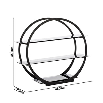 Etażerka / Stojak bufetowy - Ø 450 mm - Czarny - Prime Gastro