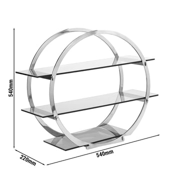 Etażerka / Stojak bufetowy - Ø 540 mm - Chromowany - Prime Gastro