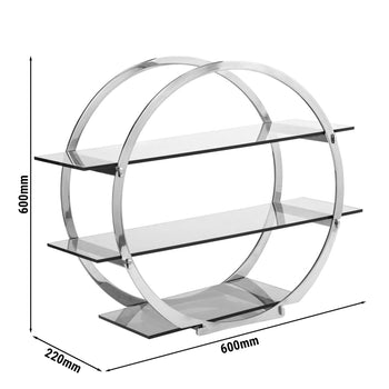 Etażerka / Stojak bufetowy - Ø 600 mm - Chromowany - Prime Gastro