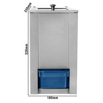 Kruszarka do lodu – 3 kg/min – z pojemnikiem o pojemności 1 kg - Prime Gastro