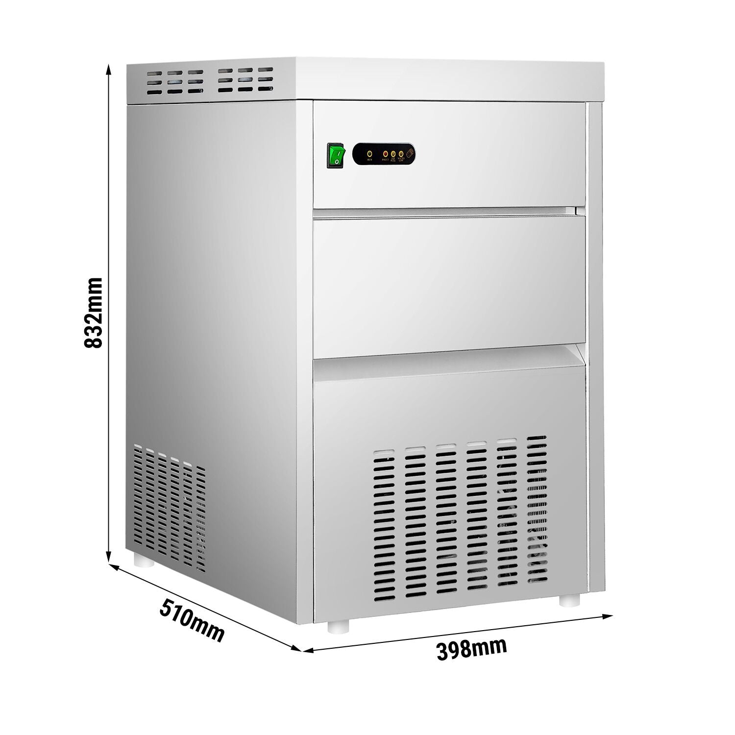 Kruszarka do lodu - 85 kg/ 24godz. - Prime Gastro