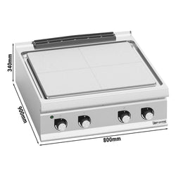 Kuchnia elektryczna z 4 polami grzewczymi - 14,0kW