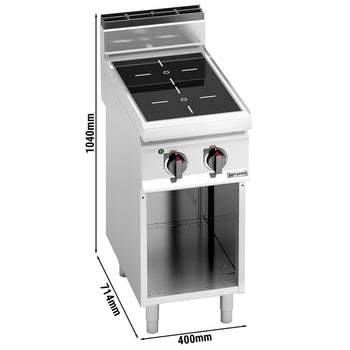 Kuchenka na podczerwień - 6,4 kW - 2 płyty grzewcze - Prime Gastro