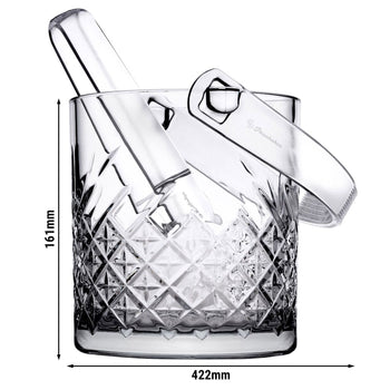 (6 sztuk) Pojemnik na kostki lodu - TIMELESS - 1 litr - Prime Gastro