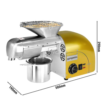 Elektryczna prasa do oleju - złota - 1,8 kW - Prime Gastro