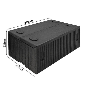 CAMBRO | CAM GOBOX® - składany pojemnik z górnym załadunkiem - GN 1/1 - czarny - Prime Gastro