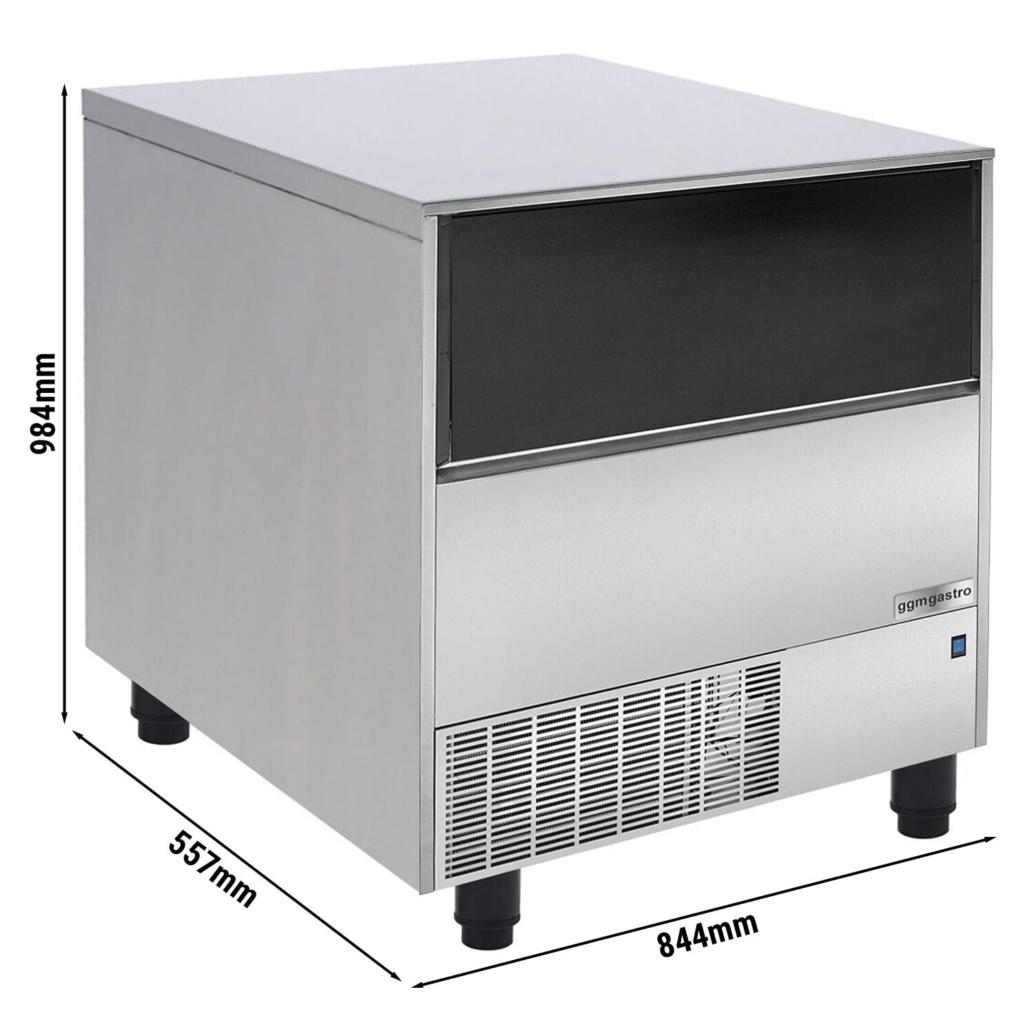 Kostkarka do lodu - wydrążony cylinder - 114 kg/24 godz. - Prime Gastro