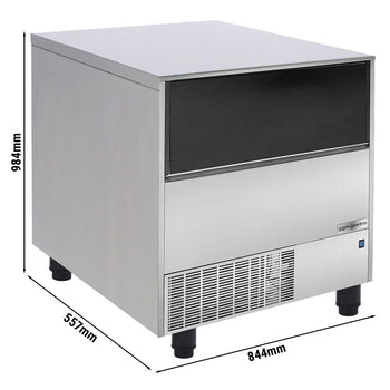 Kostkarka do lodu - wydrążony cylinder - 114 kg/24 godz. - Prime Gastro