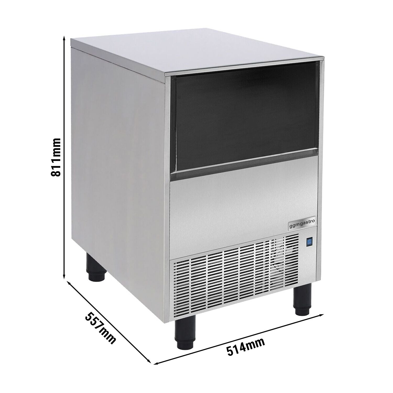 Kostkarka do lodu - wydrążony cylinder - 51 kg/24 godz. - Prime Gastro