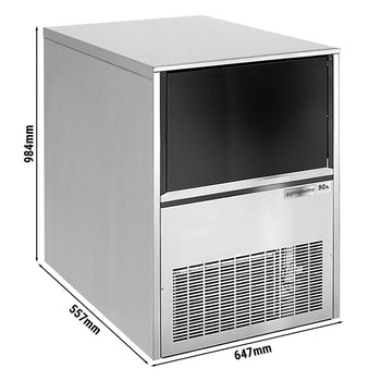 Kostkarka do lodu - wydrążony cylinder - 79 kg/24 godz. - Prime Gastro