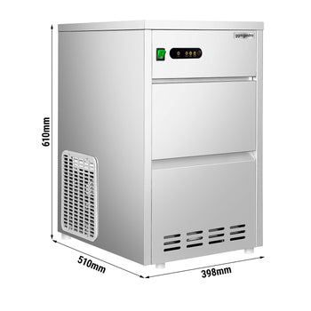 Kostkarka do lodu - wydrążony cylinder - 28 kg/ 24 godz. - Prime Gastro