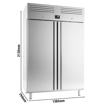 Chłodziarka do ryb PREMIUM PLUS - EN 60x40 - 1240 litrów - z 2 drzwiami