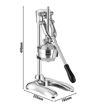 Manualna sokowirówka do owoców - srebrna - Prime Gastro