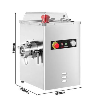 Elektryczna maszynka do mielenia mięsa 32–500 kg/h – z chłodzeniem - Prime Gastro