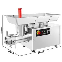 Maszynka do mielenia mięsa nr 32 - 500kg/h - 2,2kW - sitko 4mm - 230V