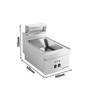 Podgrzewacz do frytek - 1,17kW - 1x GN 1/2 - z górną lampą grzewczą