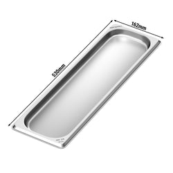 Pojemnik ze stali nierdzewnej GN 2/4 – wysokość: 20 mm