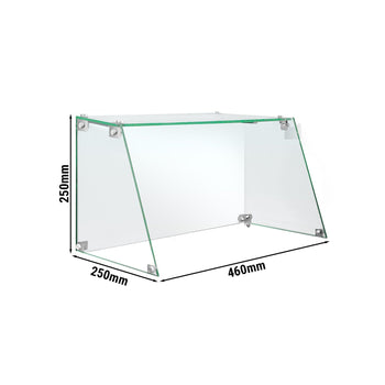 Szklana nakładka do grilla do kiełbasek – z 5 rolkami - Prime Gastro