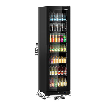 Lodówka na napoje - 569 litrów - konstrukcja bezramkowa - 1 szklane drzwi - Prime Gastro