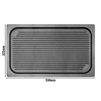 Płyta grillowa do piekarnika / pieca konwekcyjnego-parowego GN 1/1 - Prime Gastro