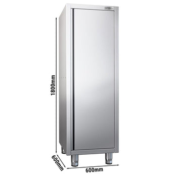 Szafka na naczynia PREMIUM - 600 x 600 mm - 1 drzwi skrzydłowe - wysokość: 1800 mm - Prime Gastro