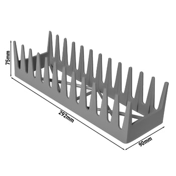 Gestell für 12 Teller - Grau
