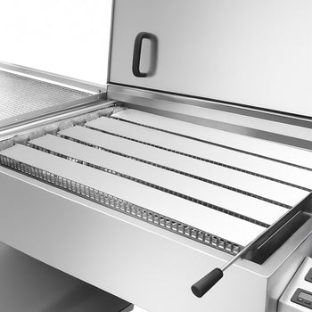 Smażalnik do pączków elektryczny wolnostojący - 7,4kW - z automatyczną kontrolą temperatury - ergonomiczna dźwignia manualna - do 360 szt./h