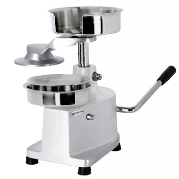 Manualna maszyna do hamburgerów - Ø 150 mm - srebrna