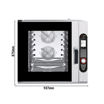 Piec konwekcyjno - parowy piekarniczy - Touch - 6x EN 60x40 - włącznie z systemem mycia