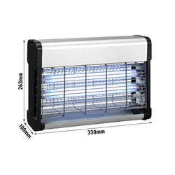 (3 szt.) Lampa owadobójcza rażąca UV‑A - do 50m² - 2x8W