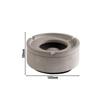 (6 sztuk) Popielniczka wietrzna - ELEMENT - Ø 105 mm - betonowa - Prime Gastro