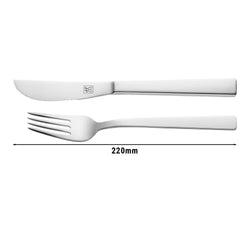 ZWILLING | DINNER – zestaw sztućców do pizzy – 2 sztuki – polerowane