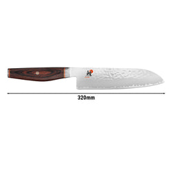 MIYABI | 6000 MCT - Santoku - Ostrze: 180 mm