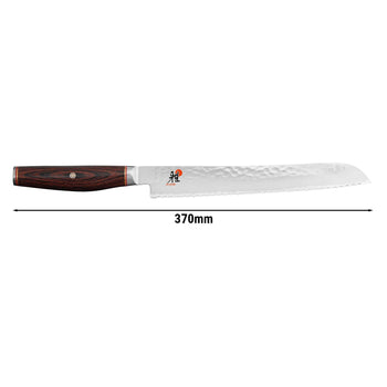 MIYABI | 6000 MCT - Nóż do chleba - z ząbkowaną krawędzią - Ostrze: 230 mm - Prime Gastro