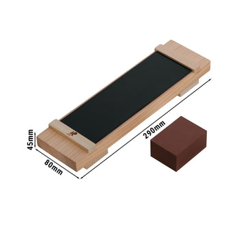 MIYABI | osełka - zestaw podstawowy - drewno Hinoki - Prime Gastro