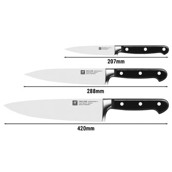 ZWILLING | PROFESSIONAL S - Zestaw noży - 3 szt. - Prime Gastro
