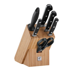 ZWILLING | PROFESSIONAL S – zestaw noży w blokach – 7 sztuk – naturalny