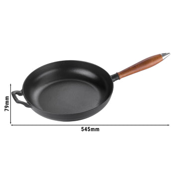 STAUB | PATELNIA- Patelnia do smażenia - Ø 280mm - Żeliwo - Czarny - Prime Gastro